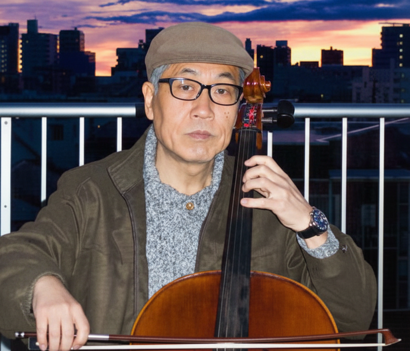 チェロを弾く私2